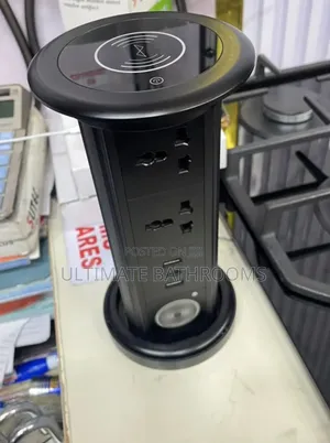 Pop Up Automatic Lifting Socket, Multi-Port + Fast Wireless Charging