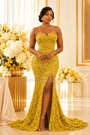 Mustard Yellow Lace