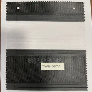 Broad Black and White TWB-037A Design Zebra Day and Night Blind