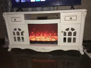 Imported TV Stand Fire Display