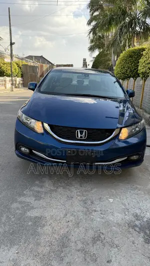 Honda Civic Sedan LX 2013 Blue