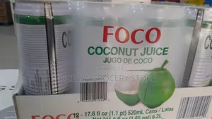 Foco Coconut Juice 520ml ×12 Cans