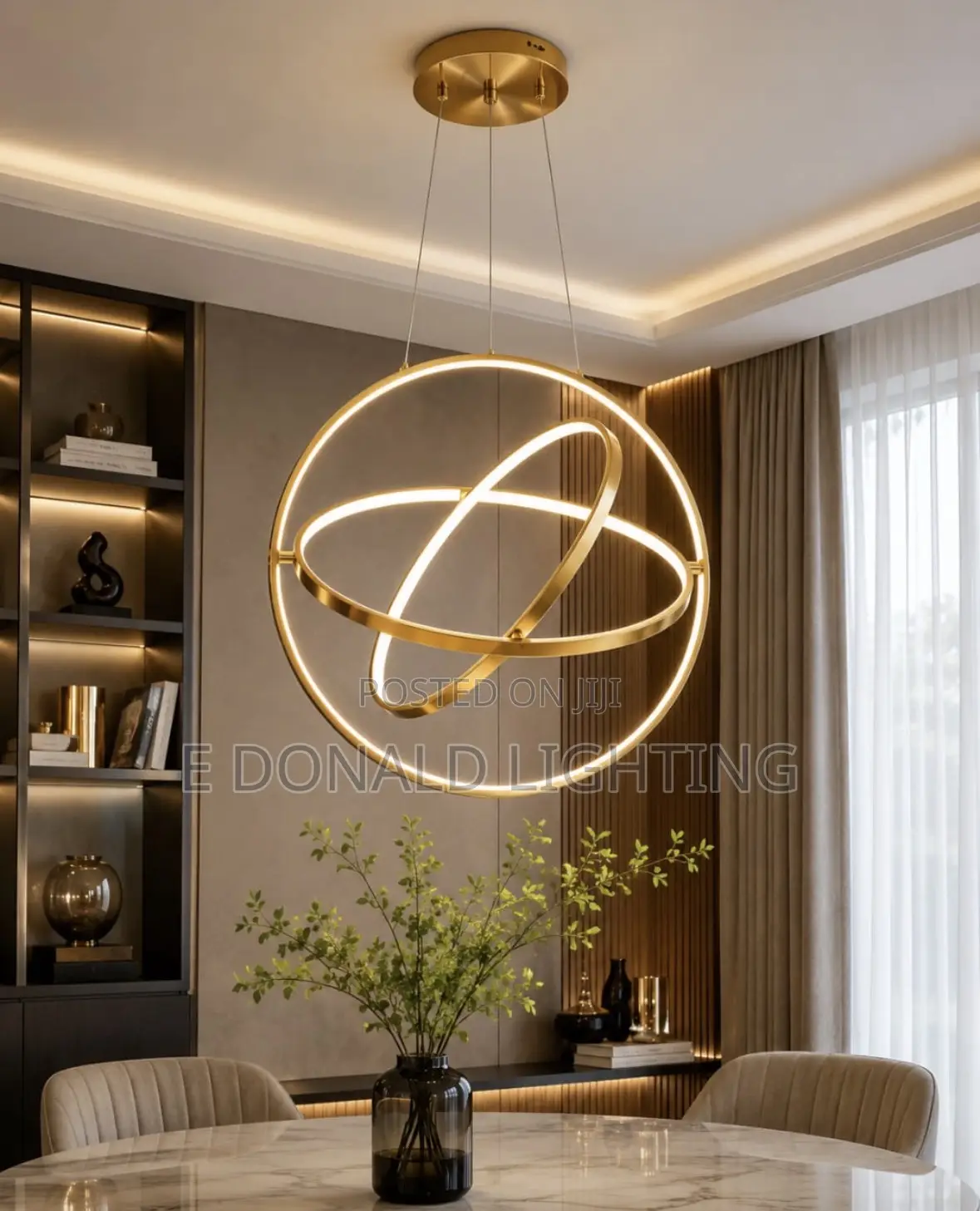 600mm Unique Living Room Light