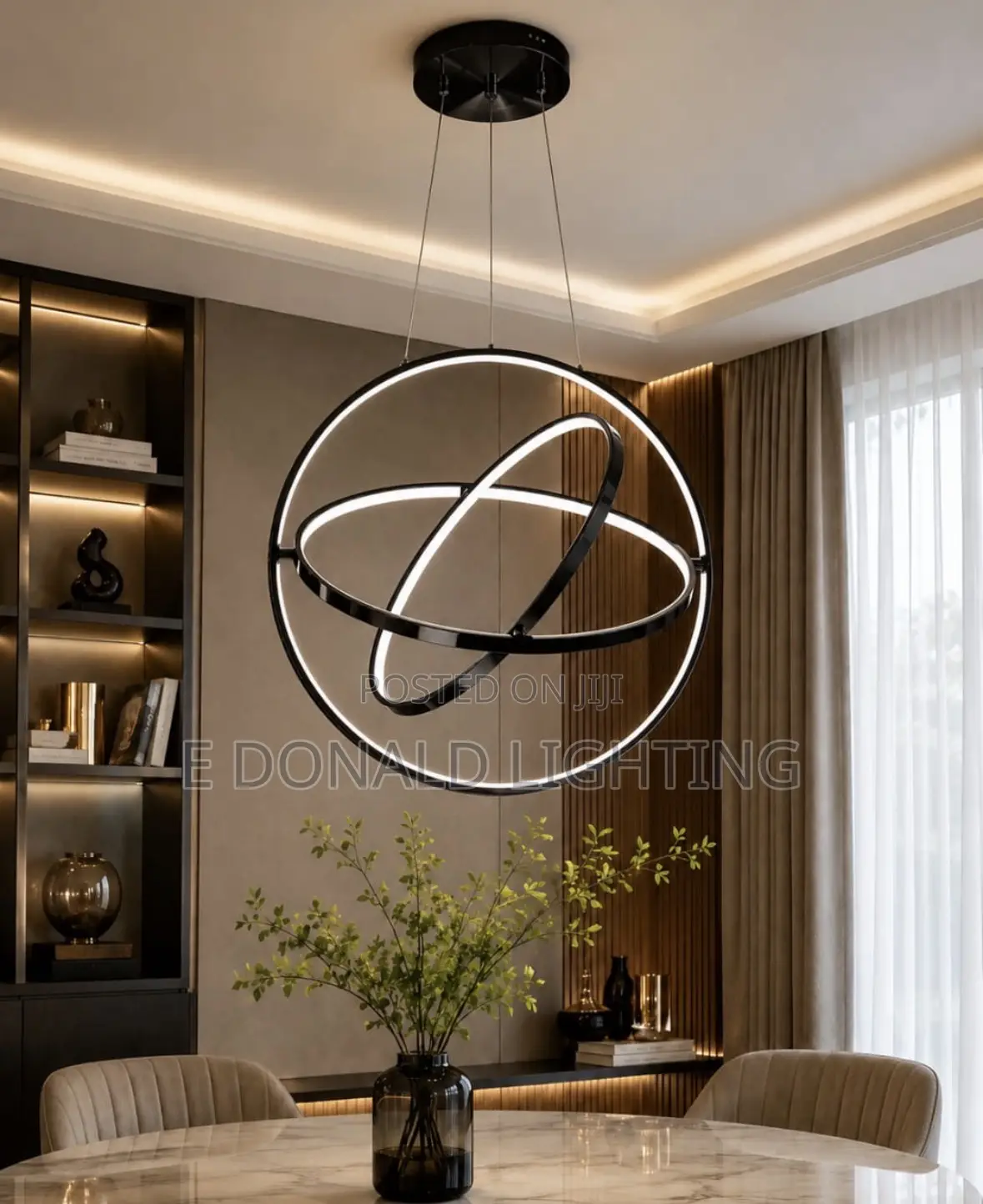 600mm Unique Living Room Light