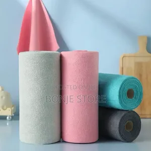 Reusable Cleaning Household Microfiber Towel Rolls - 20 Sheet Per Roll