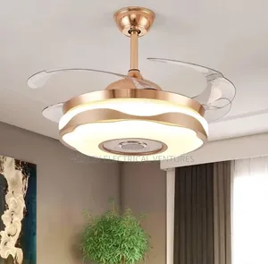 Fan Chandelier Light With BT Mp3 Nd Remote
