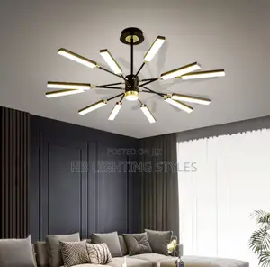 Nordic for Living Room Luxury Personality Creative Sputnik Chandelier