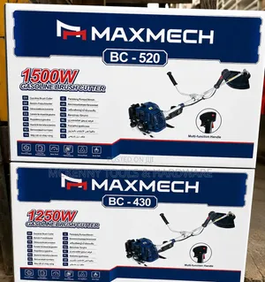 Maxmech Gasoline Brush Cutters: The BC-520 (Top Box) and the BC-430