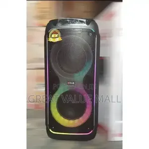 EXLG 10000W Deep Bass Sound Rechargeable Party Box Speaker With Mic