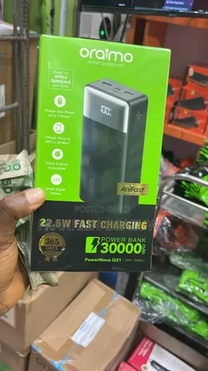 Original Fast Charging 30MAH Oraimo Power Bank
