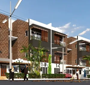 Terrance, Duplex, Semi Detached Burgalow Design in Ado