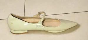 Forever Comfort Pointed-Toe Patent Mary Jane Flat