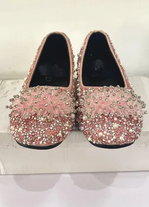 Girls Rhinestone Shoe
