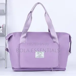 1 Large Capacity Foldable Travel Duffel Bag Lightweight