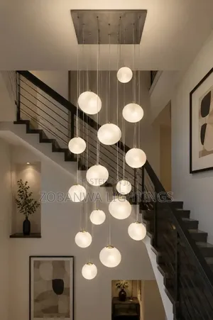 Stairs Modern Nordic LED Glass Chandelier