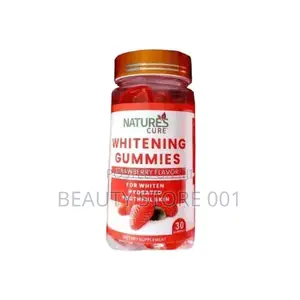 Nature's Cure Skin Whitening Gummies - Strawberry Flavour - 30 Gummies