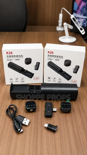  Dual Wireless Magnetic Microphone