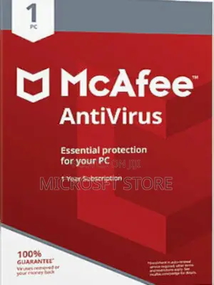 McAfee AntiVirus PC 1 Device 1 Year