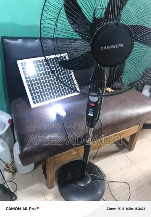 Solar Standing Fan
