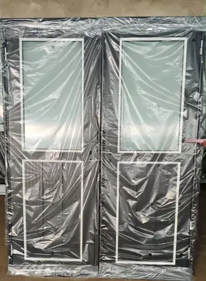 Black PVC Toilet Bathroom Doors