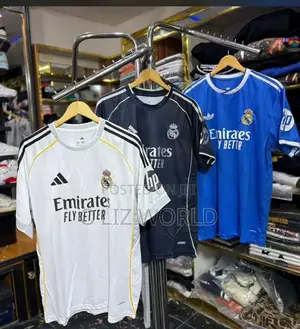 Adidas Real Madrid 2025/2026 Home, Away and Third Kit Jersey