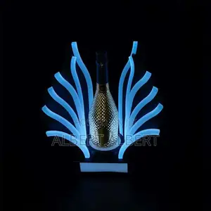 Led Light Champagne Bottle Display Stand, Bottle Carrier