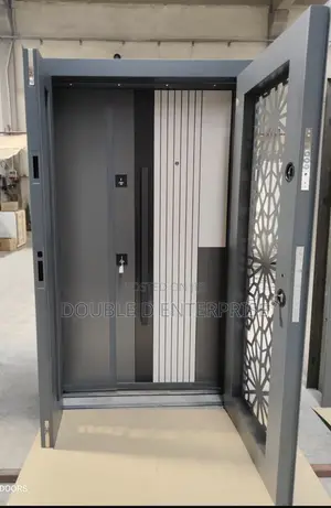 1.2 by 2.1buglary Gray Entrance Door