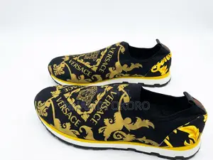 Versace Jeans Couture Barocco-Print Slip-on Sneakers