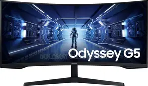 Samsung 34' Odyssey G5 Ultra-Wide Gaming Monitor Curved LC34G55TWWMXUE