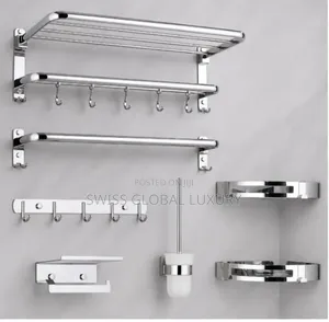 High Quality Bathroom Accessories, Also Available in Black