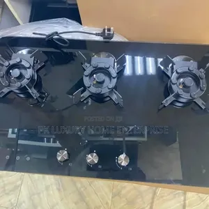 Sky-Oppein 3-Burner Tempered Glass Gas With Touch Control