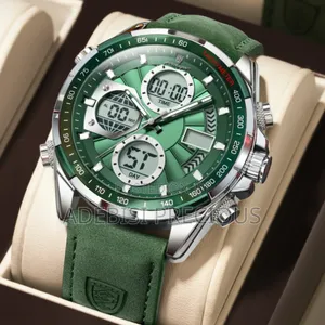 POEDAGAR E108 Luxury Men's Analog-Digital Wristwatch