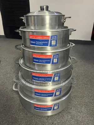 Tornado 6pcs Polish Aluminum Cookware Set