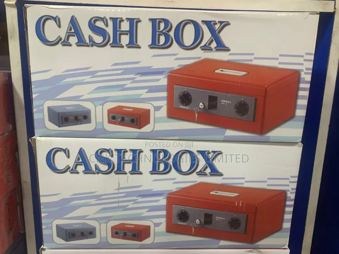 Security Cash Box Safe With Key Combination Lock - Model 302