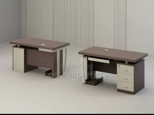 Premium Modern Executive Office Desk Set With Side Cabinet (Brand New)