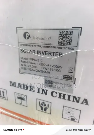 2.5kva 12v Felicity Solar Inverter Ivps