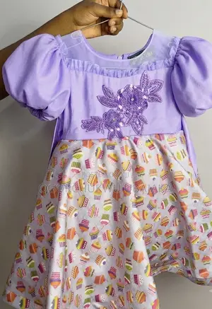 Lavender Kiddies Dress