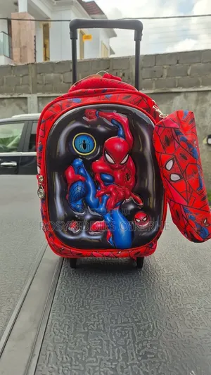 Spider Man Trolley 12inches School Bag