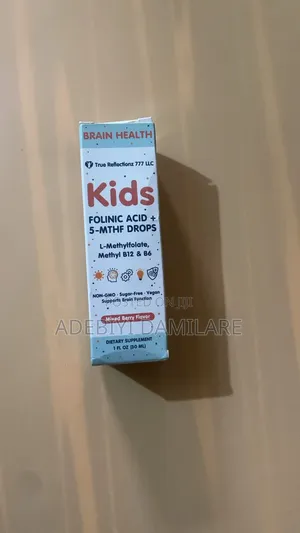 True Reflectionz Kids Folinic Acid + 5-MTHF Drops – Mixed Berry Flavor