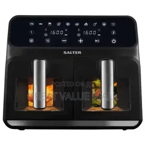 Salter Dual-View Pro 7.6 Liter Double Drawer Air Fryer