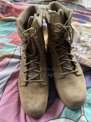 Foreign Used Tactical Desert Combat Boot