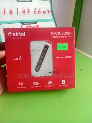 Airtel 4G LTE Dlinkl Mobile MiFi WiFi Router Plus 30 GB Data Bonus