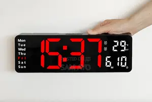 12.6 Inch (6626) Digital Wall Clock, Timer, Count Down LED Clock,