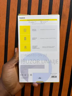 Baseus 20000mAh 15 Watts Powerbank