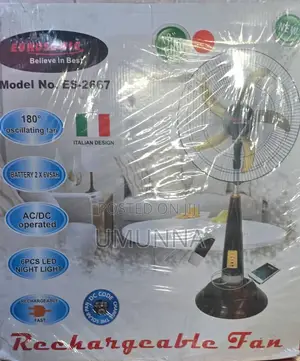 Eurosonic Rechargeable Fan