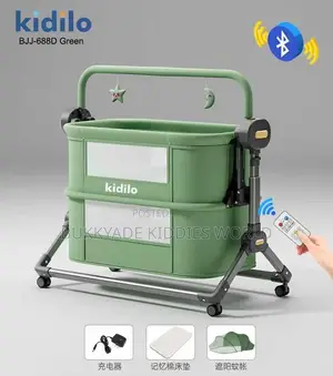 Kidilo Electric Baby Bed With Bluetooth
