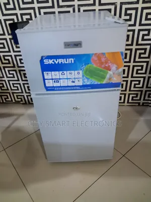 Skyrun Double Door Table Top Fridge