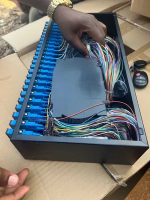 96port FIBRE Patch Panel Complete With Pigtails