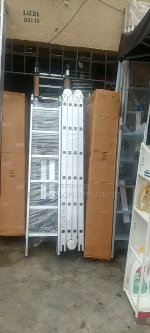 Heavy Duty 4x6(24ft) Industrial Multi Purpose Ladder With Warranty