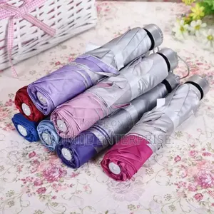 Mini Silver Umbrellas
